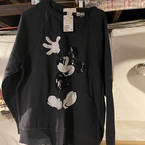 New Sequined Mickey Mouse Sweatshirt